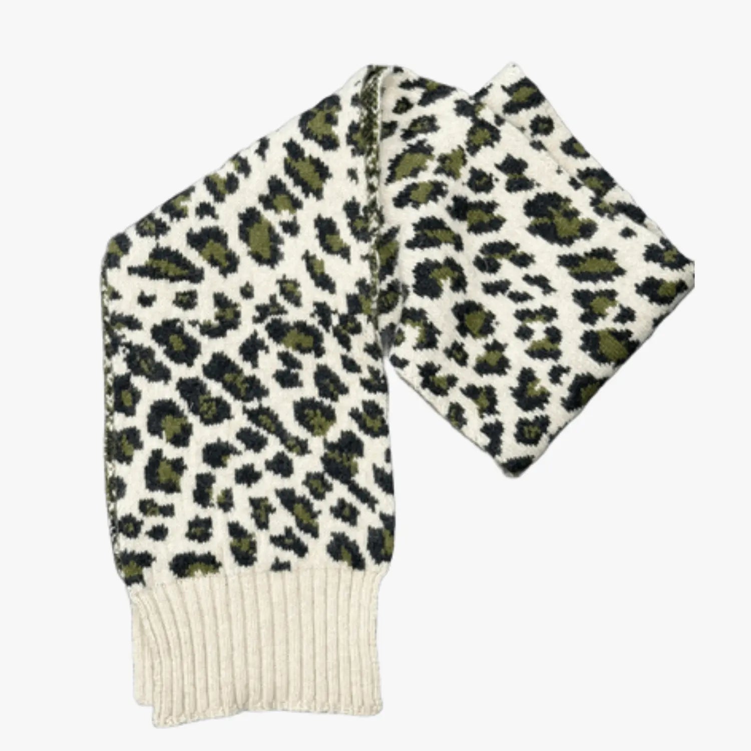 MACKIE -  ÉCHARPE LÉOPARD - ARMY -  Klubb