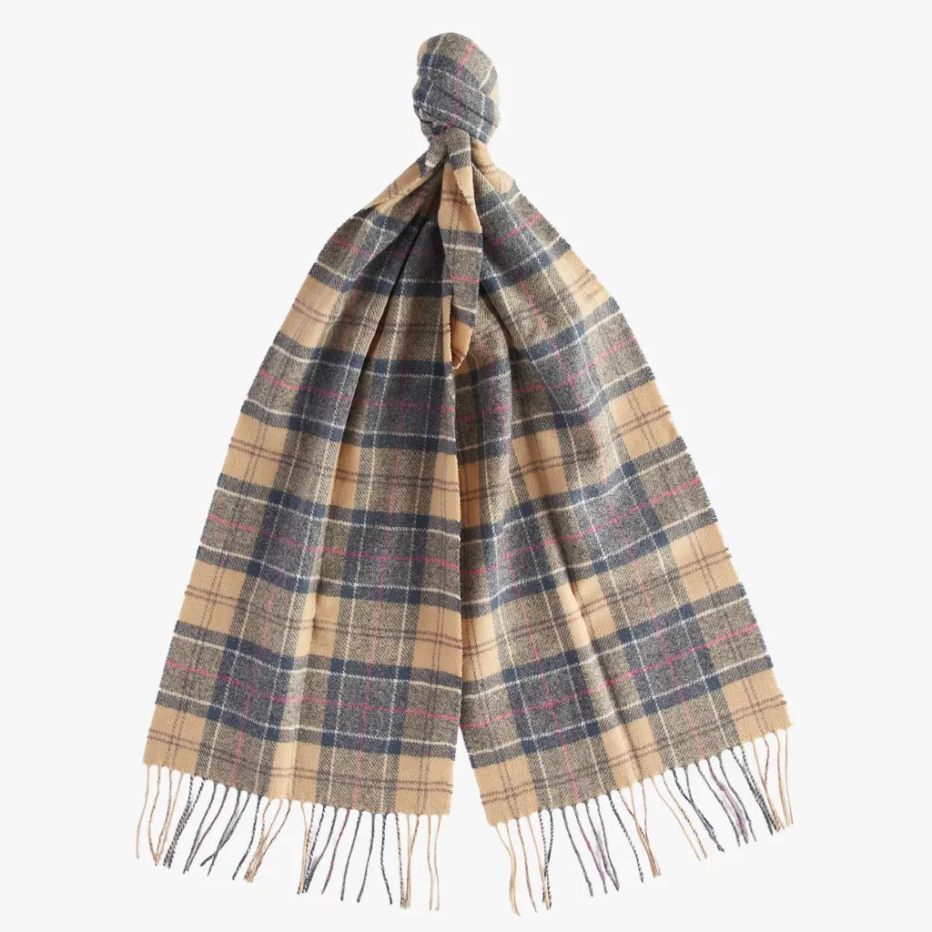 BARBOUR -  ÉCHARPE TARTAN BEIGE -  Klubb