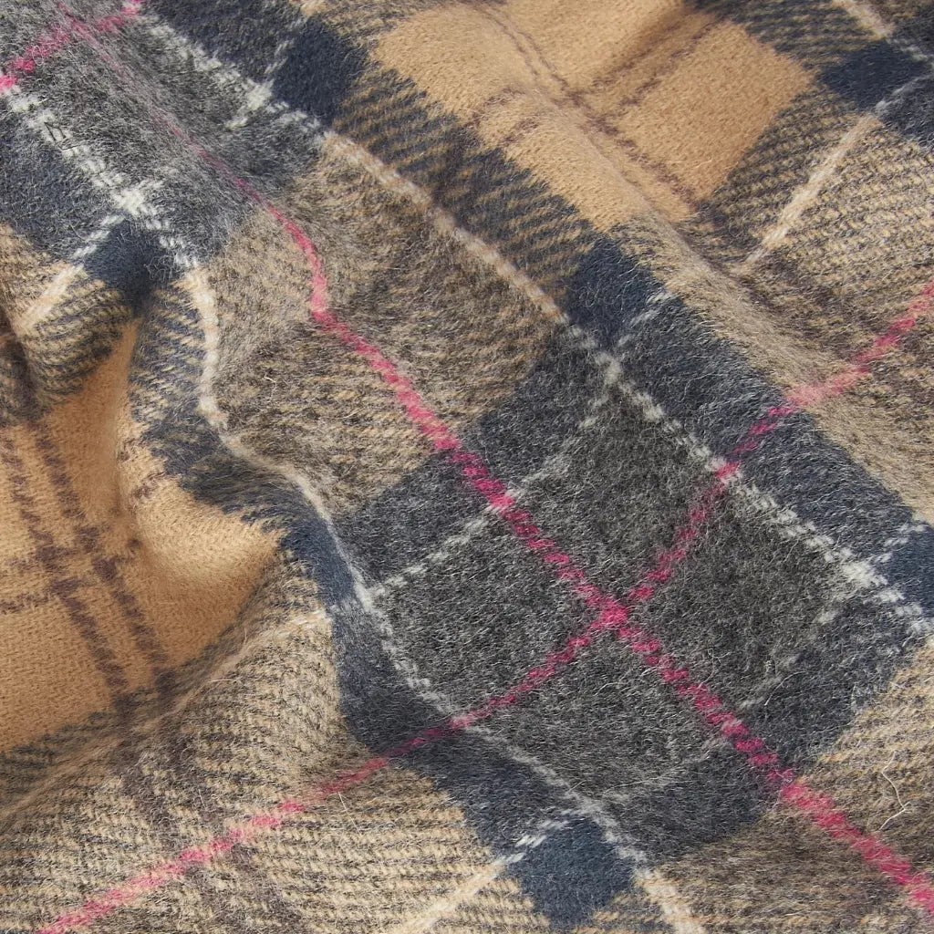 BARBOUR -  ÉCHARPE TARTAN BEIGE -  Klubb