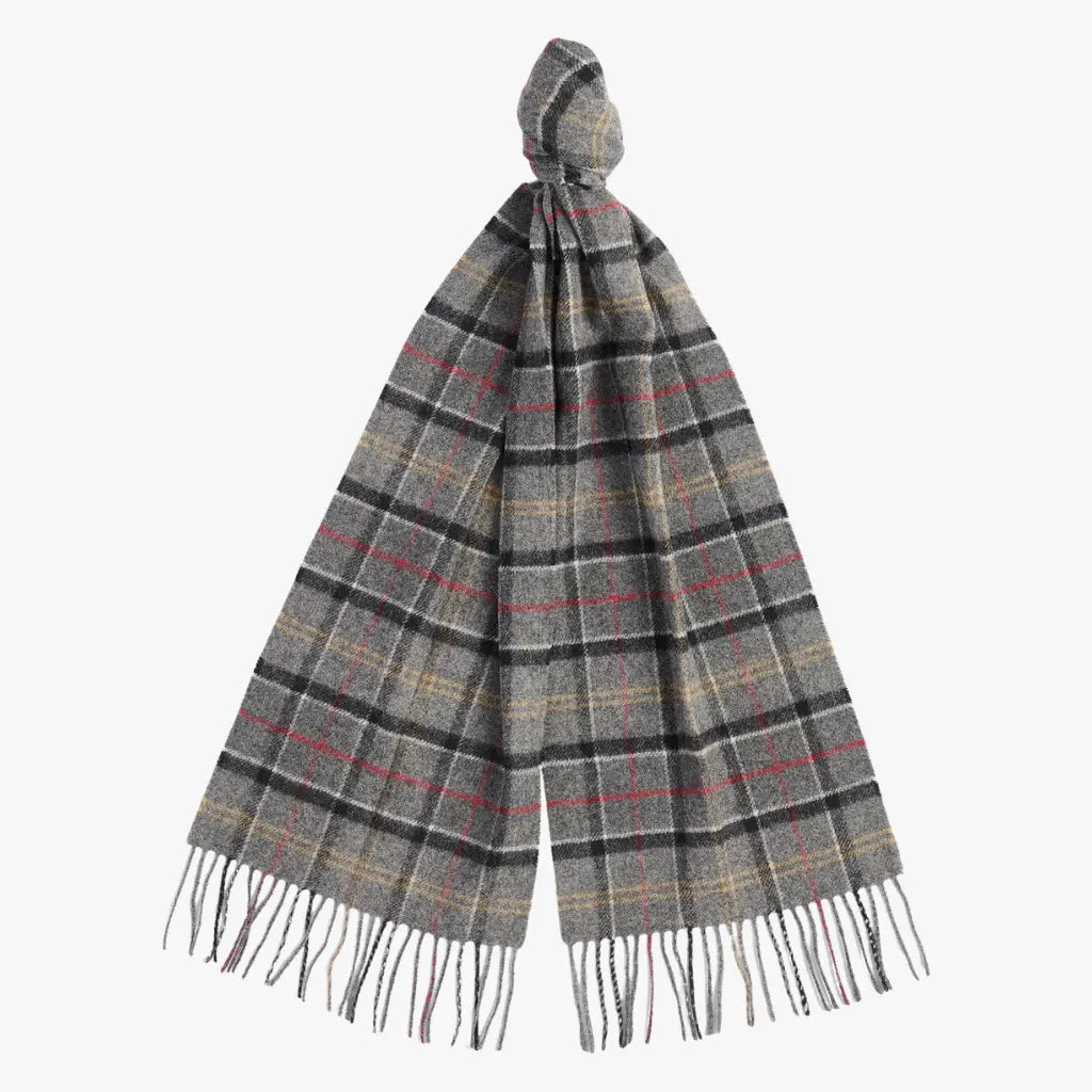 BARBOUR -  ÉCHARPE TARTAN GRIS MODERN -  Klubb