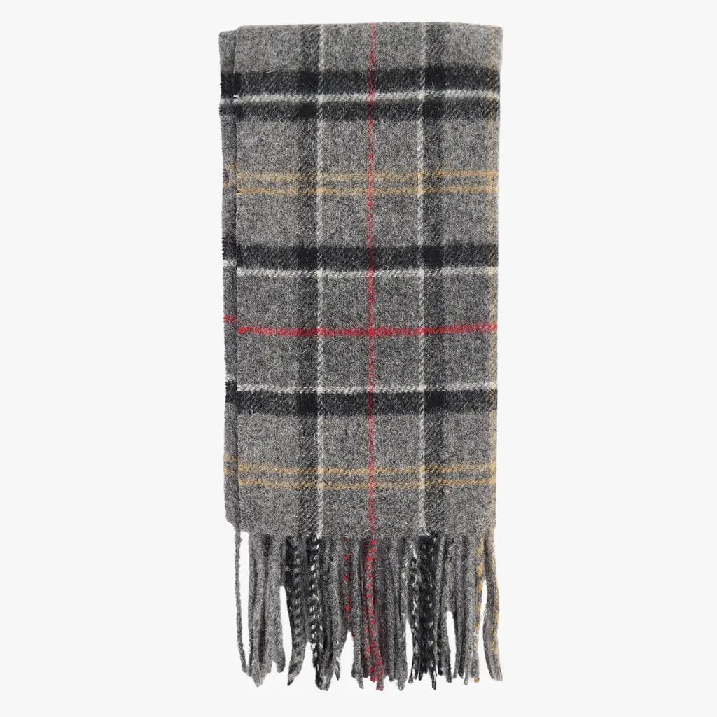 BARBOUR -  ÉCHARPE TARTAN GRIS MODERN -  Klubb
