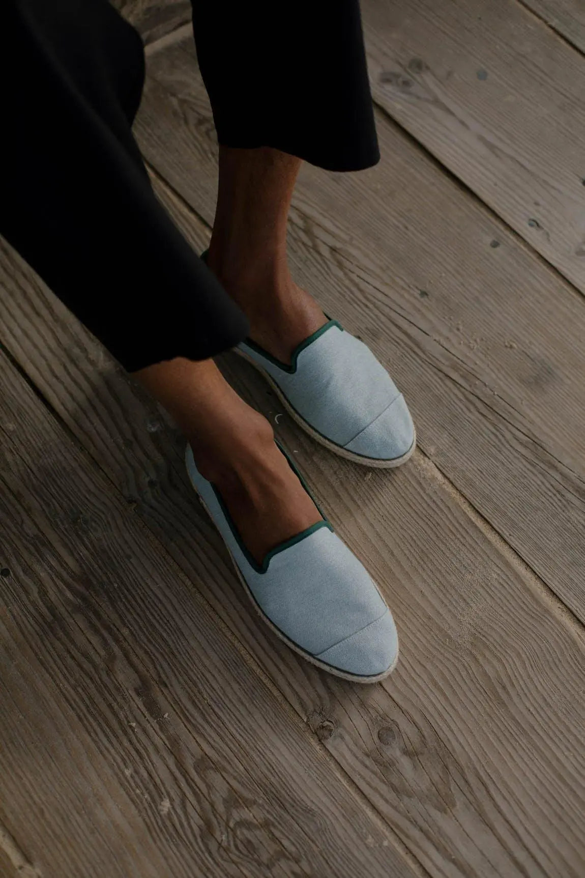 ESPADRILLES CHINÉS VERTS