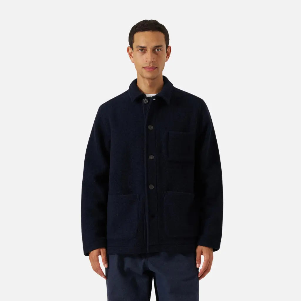 UNIVERSAL WORKS -  FIELD JACKET NAVY -  Klubb