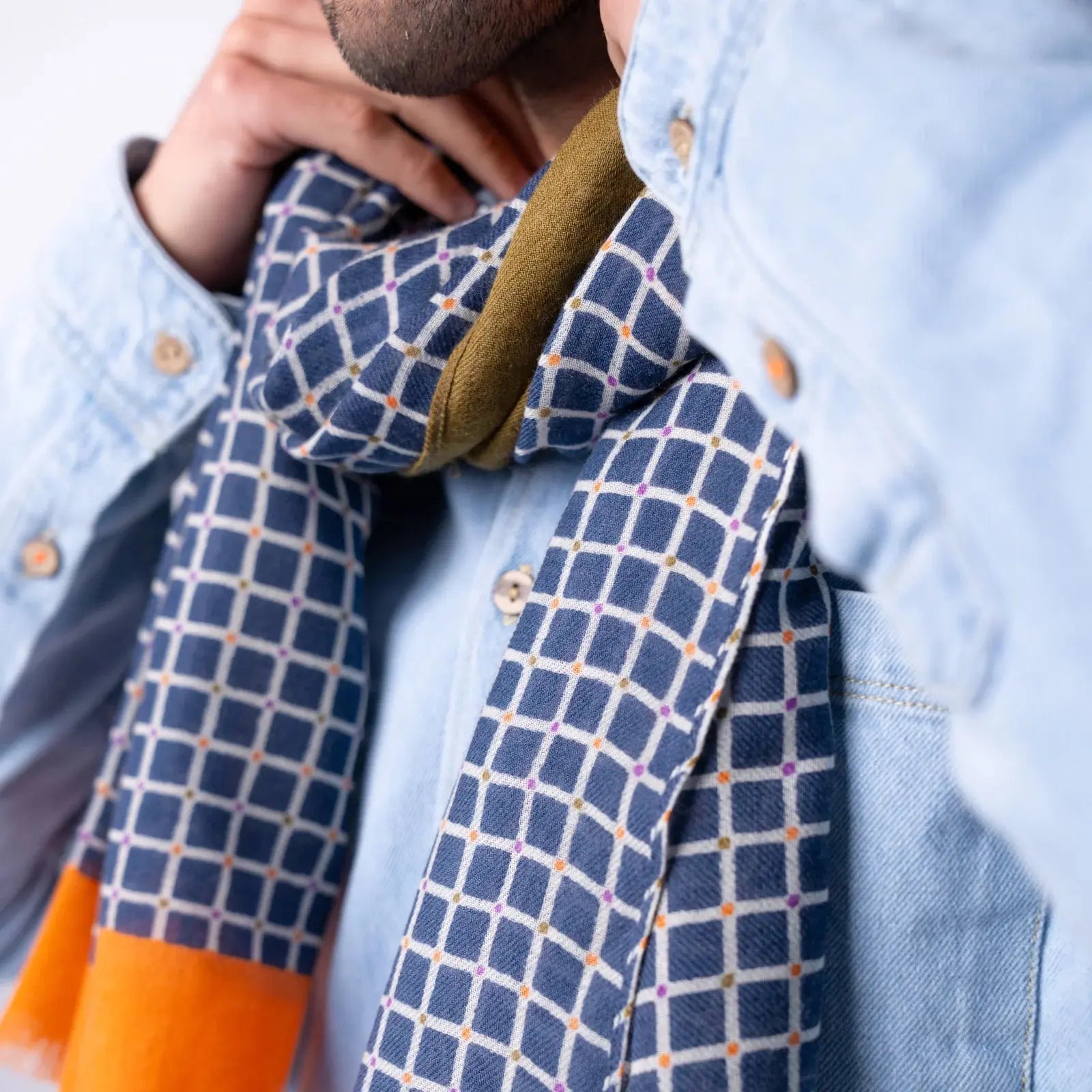 FOULARD LAINE - JEAN