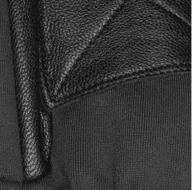TOUCH LEATHER AND NAPPA GLOVES AND FLEECE LINING