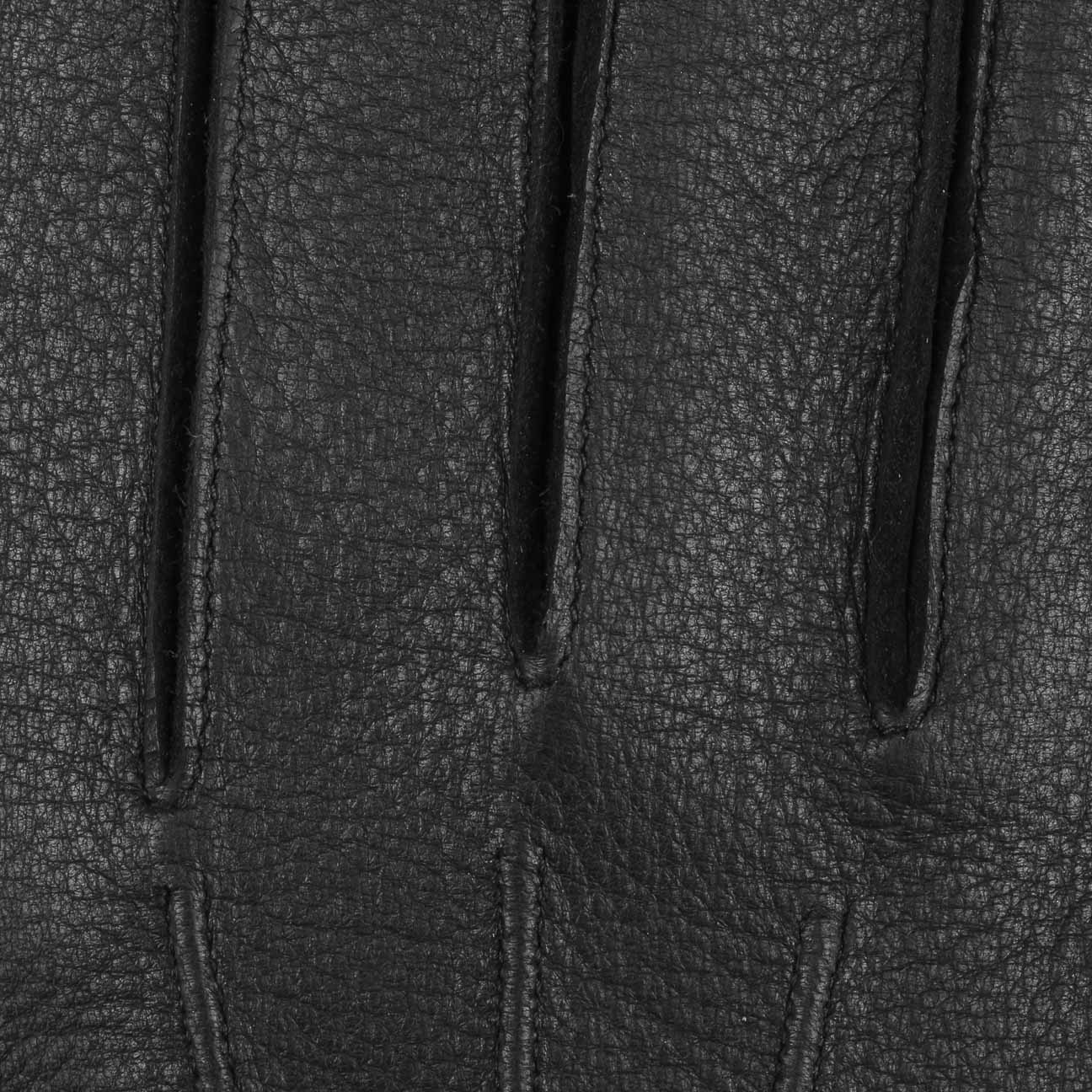 GANTS CUIR & CACHEMIRE - NOIR STETSON -  Klubb