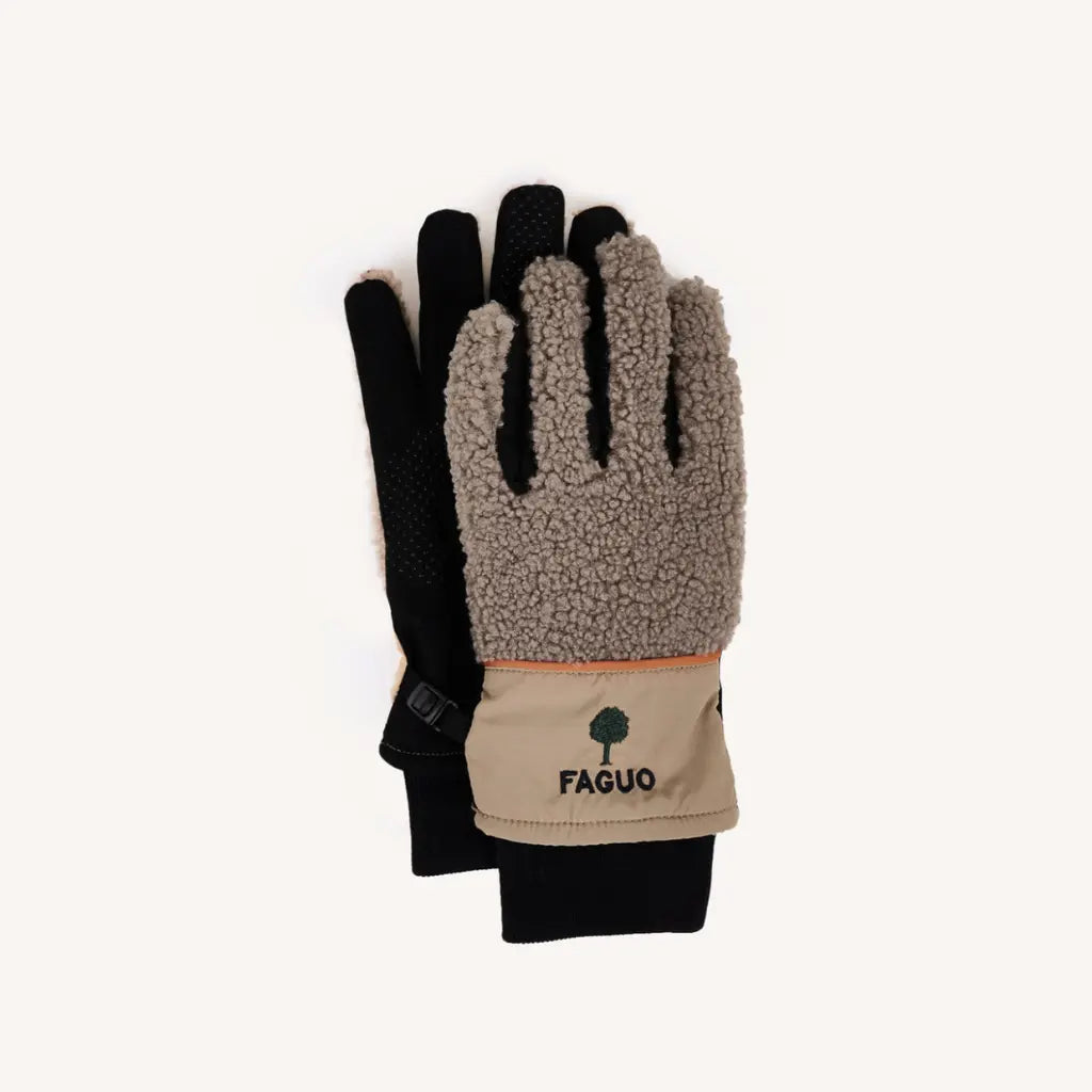 FAGUO -  GANTS SHERPA BEIGE -  Klubb