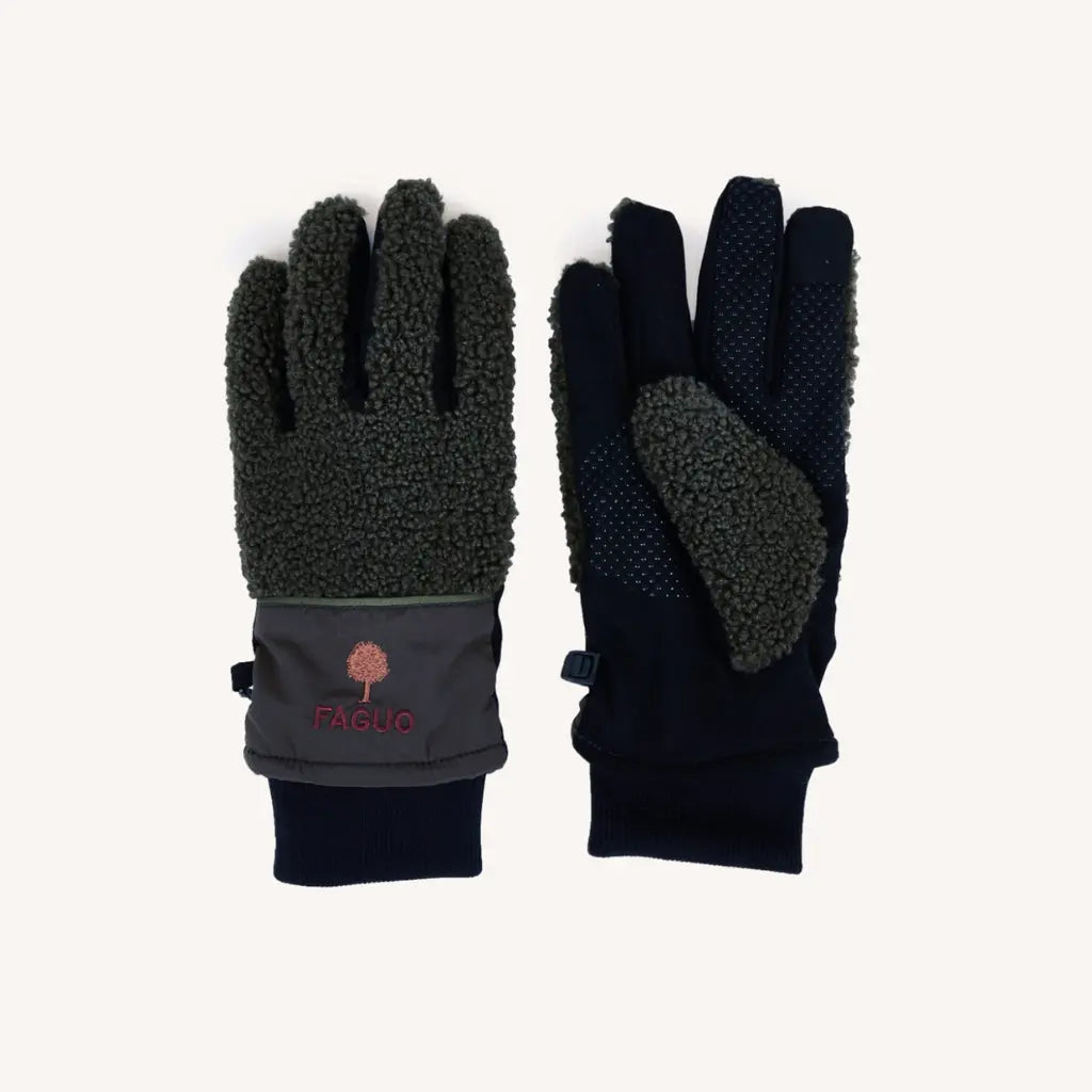 FAGUO -  GANTS SHERPA VERT FONCÉ -  Klubb