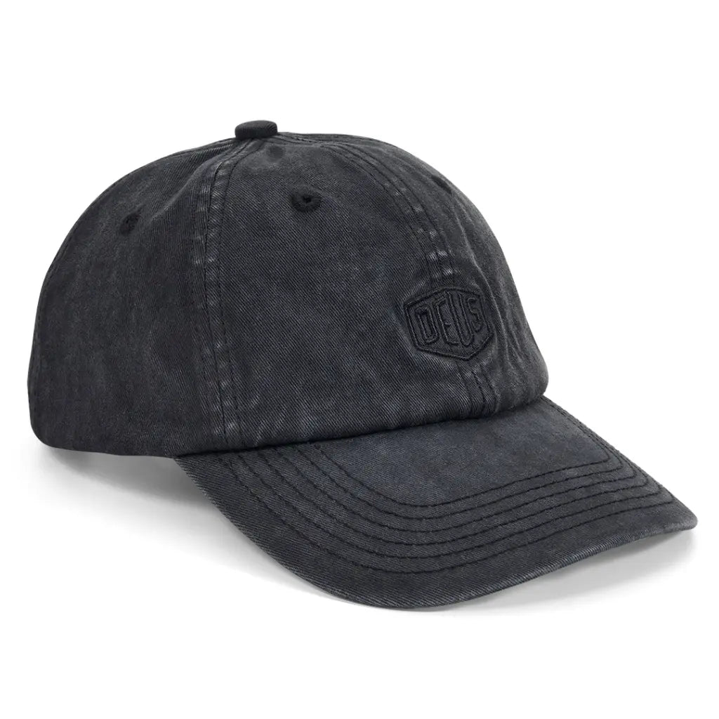 DEUS EX MACHINA -  GARMENT DYED DAD CAP BLACK -  Klubb