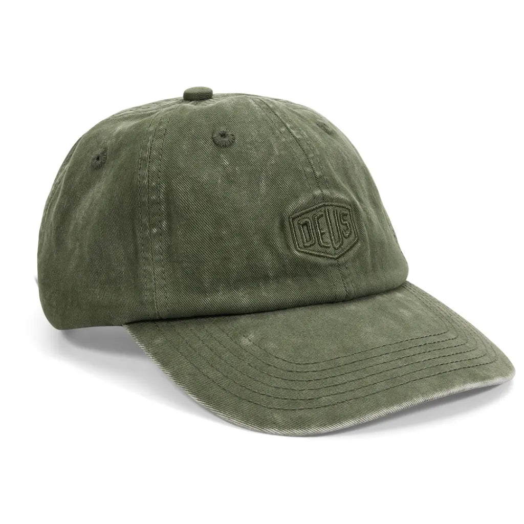 DEUS EX MACHINA -  GARMENT DYED DAD CAP GREEN -  Klubb
