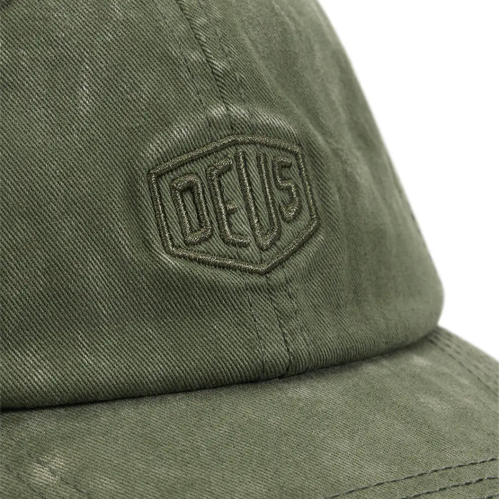 DEUS EX MACHINA -  GARMENT DYED DAD CAP GREEN -  Klubb