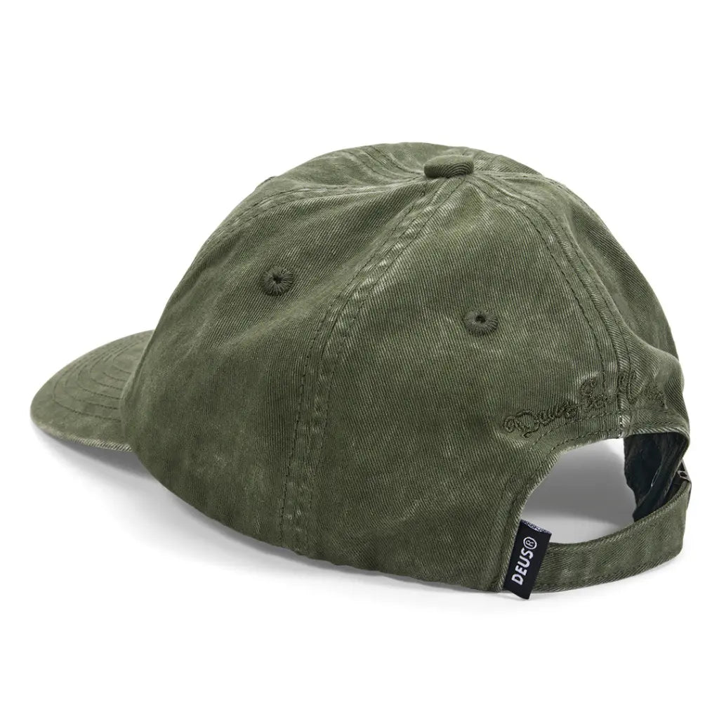 DEUS EX MACHINA -  GARMENT DYED DAD CAP GREEN -  Klubb