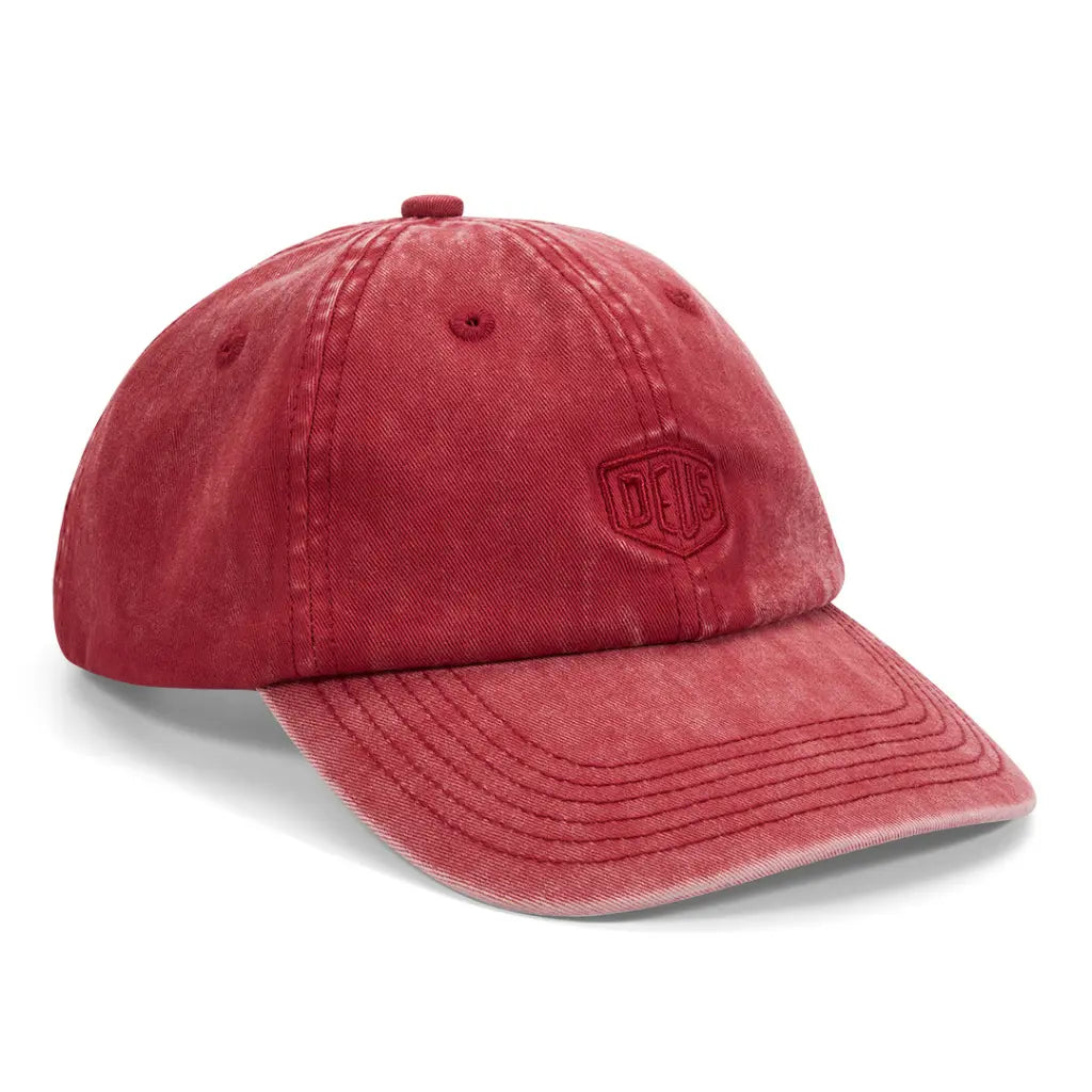 DEUS EX MACHINA -  GARMENT DYED DAD CAP RED -  Klubb