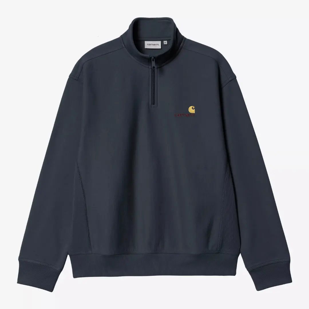 Half Zip American Script - Deep Night - Carhartt WIP
