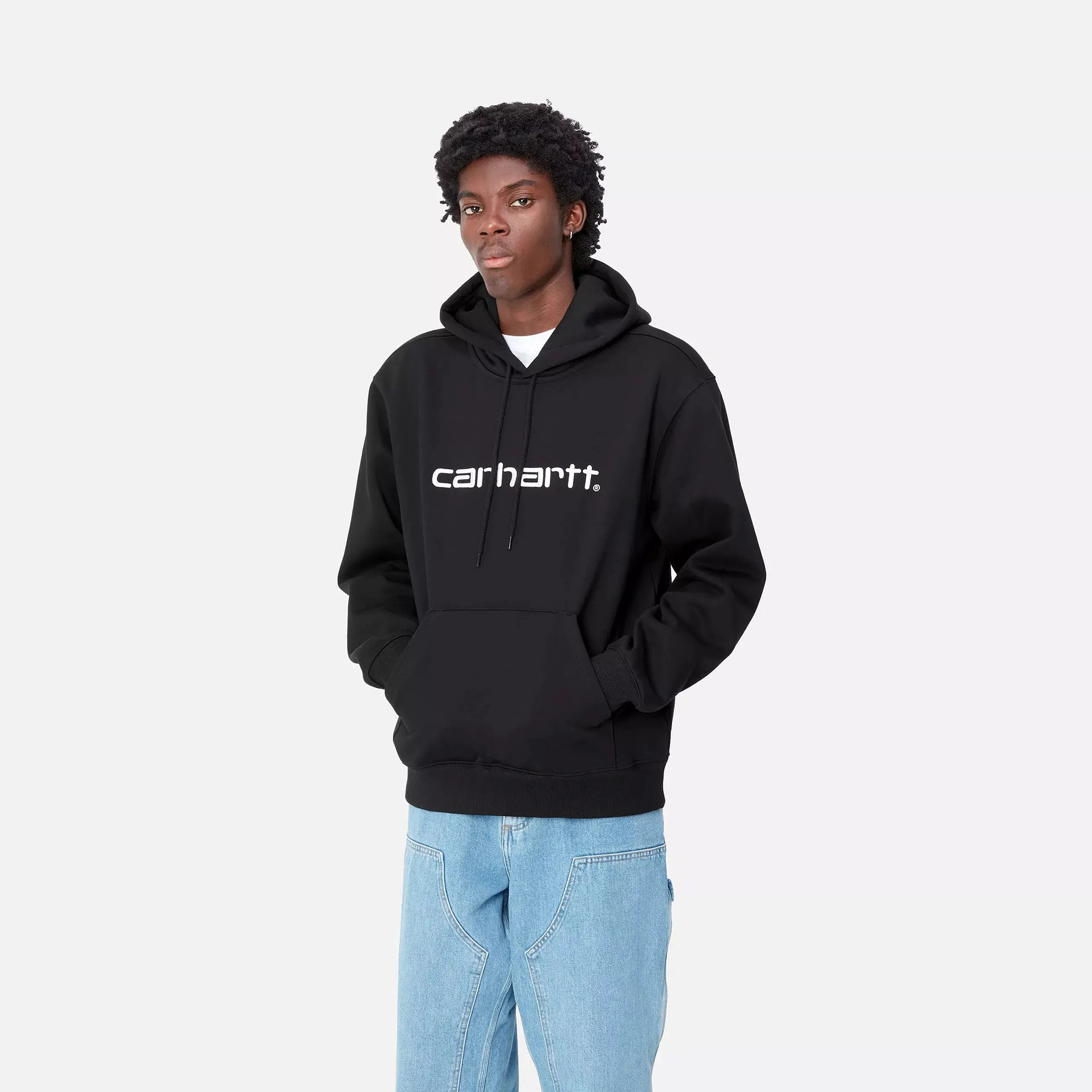 HOODIE CARHARTT - BLACK CARHARTT WIP -  Klubb