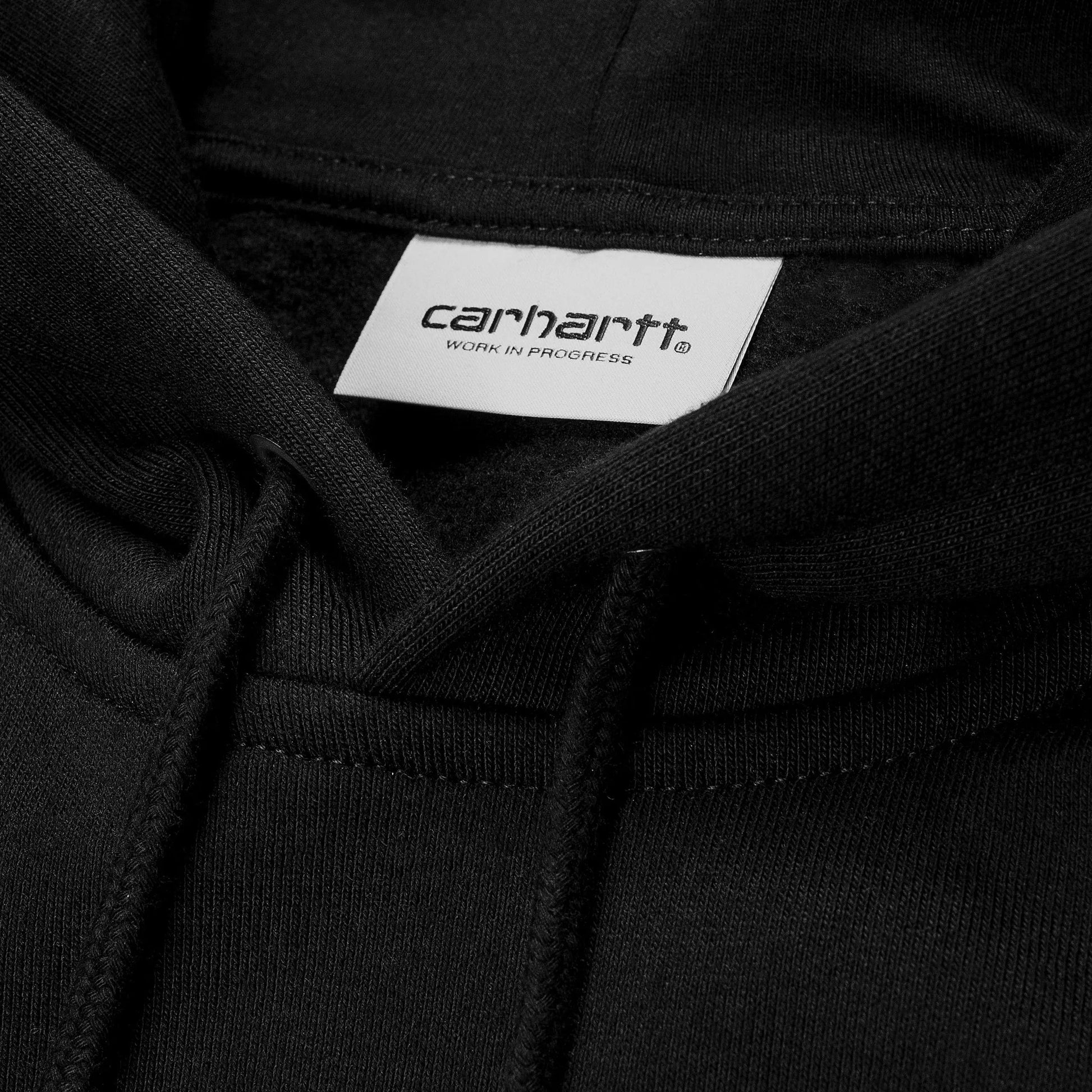HOODIE CHASE - BLACK CARHARTT WIP -  Klubb