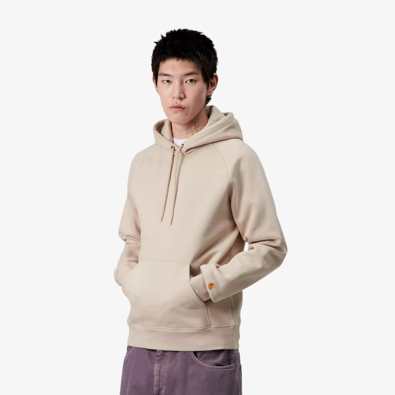 CARHARTT WIP -  HOODIE CHASE - FLEUR DE SEL -  Klubb