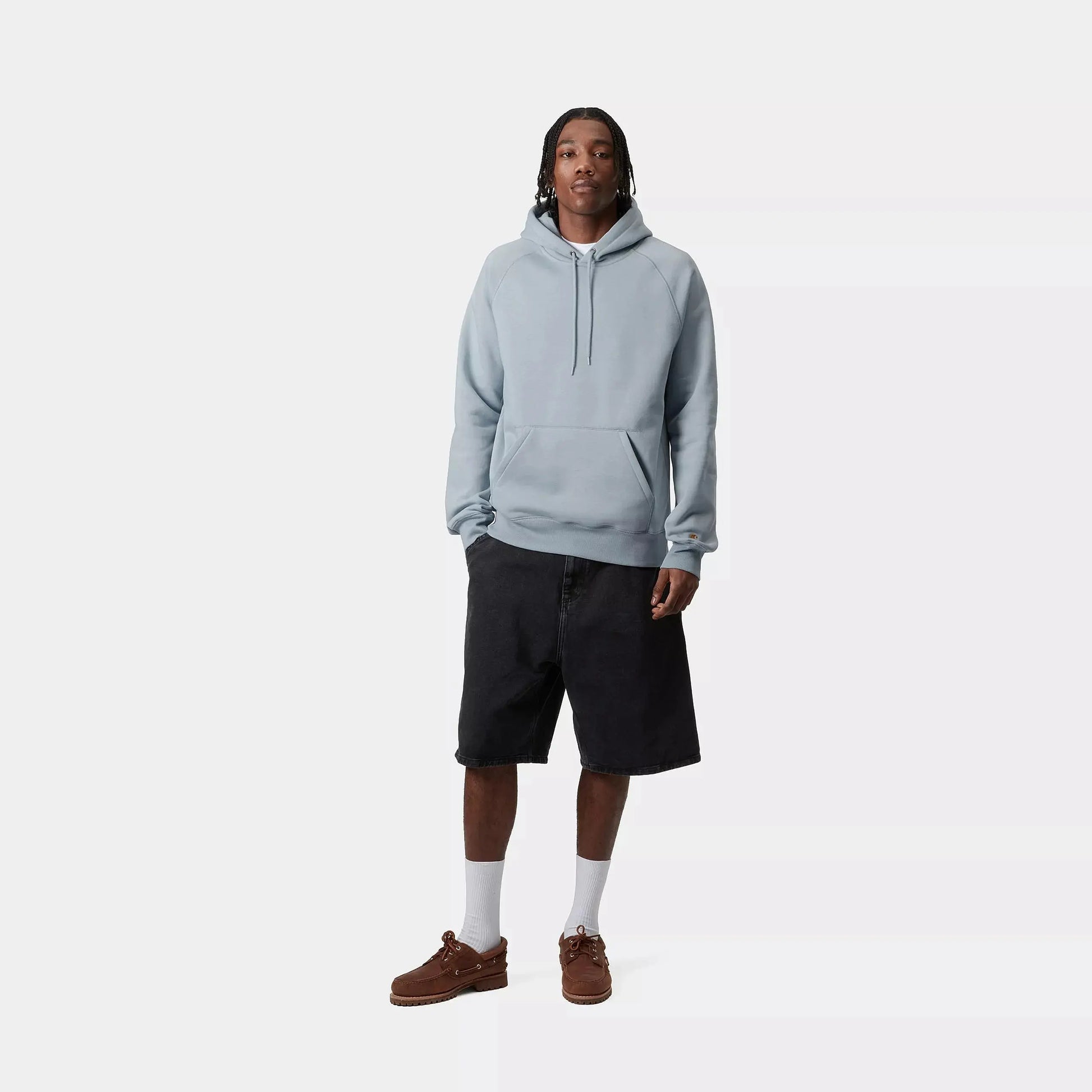 CARHARTT WIP -  HOODIE CHASE - FROSTED BLUE -  Klubb