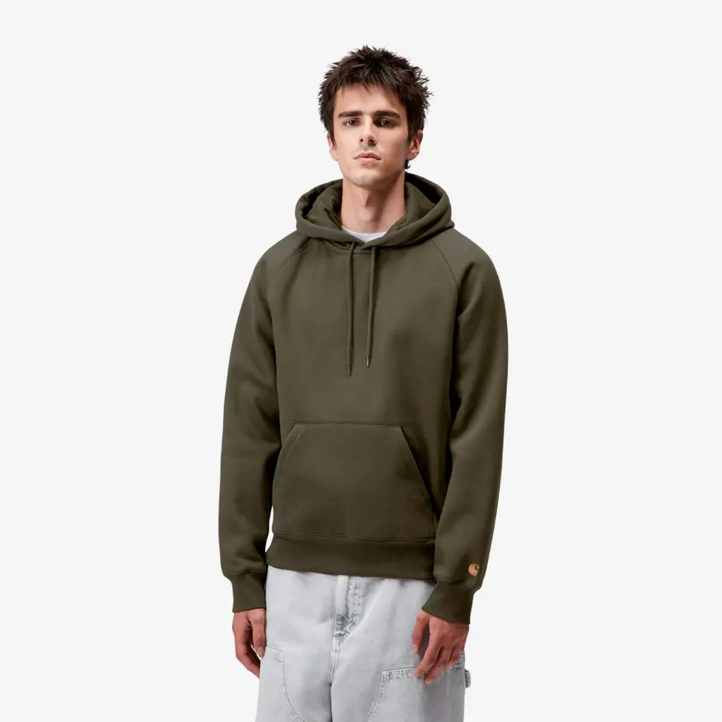 CARHARTT WIP -  HOODIE CHASE - OLIVE -  Klubb