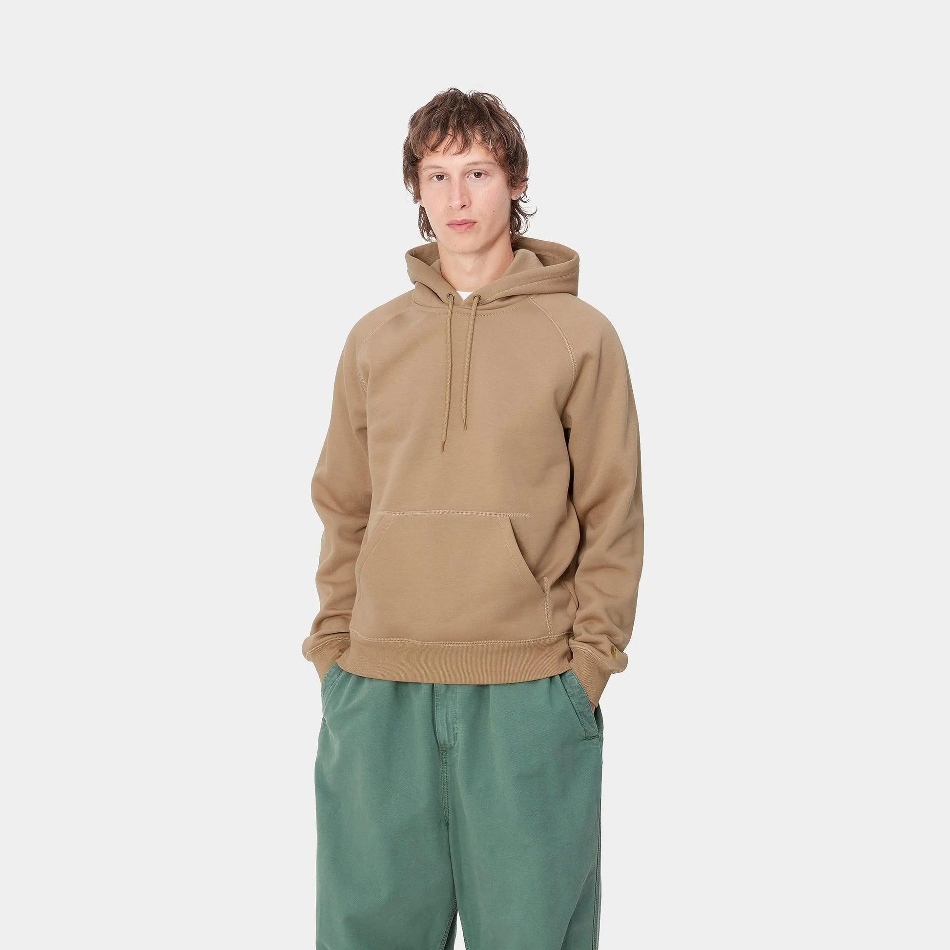 HOODIE CHASE - PEANUT CARHARTT WIP -  Klubb