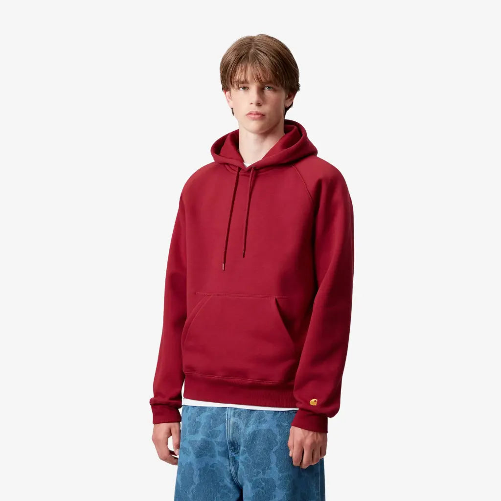 CARHARTT WIP -  HOODIE CHASE - SCARLET -  Klubb
