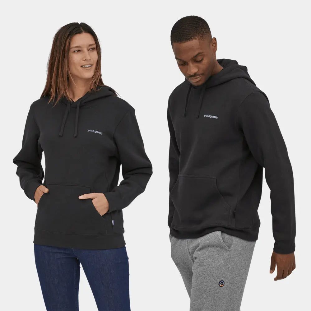 HOODIE FITZ ROY - BLACK PATAGONIA -  Klubb