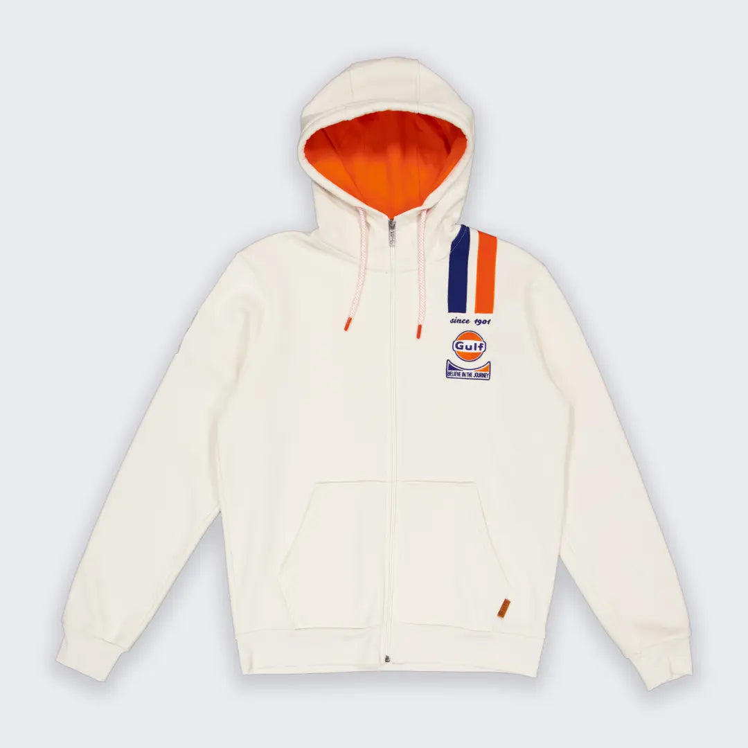 Hoodie Gulf Legend Full Zip - Ecru - Gulf