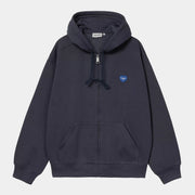 CARHARTT WIP -  HOODIE JACKET HEART II HARTT BLEU -  Klubb