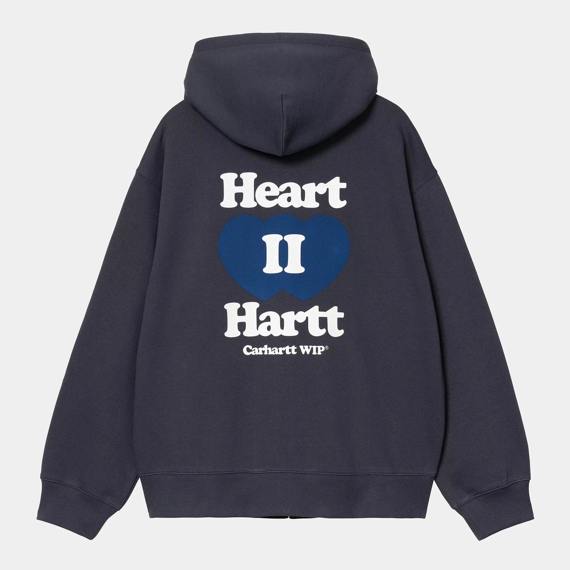 CARHARTT WIP -  HOODIE JACKET HEART II HARTT BLEU -  Klubb