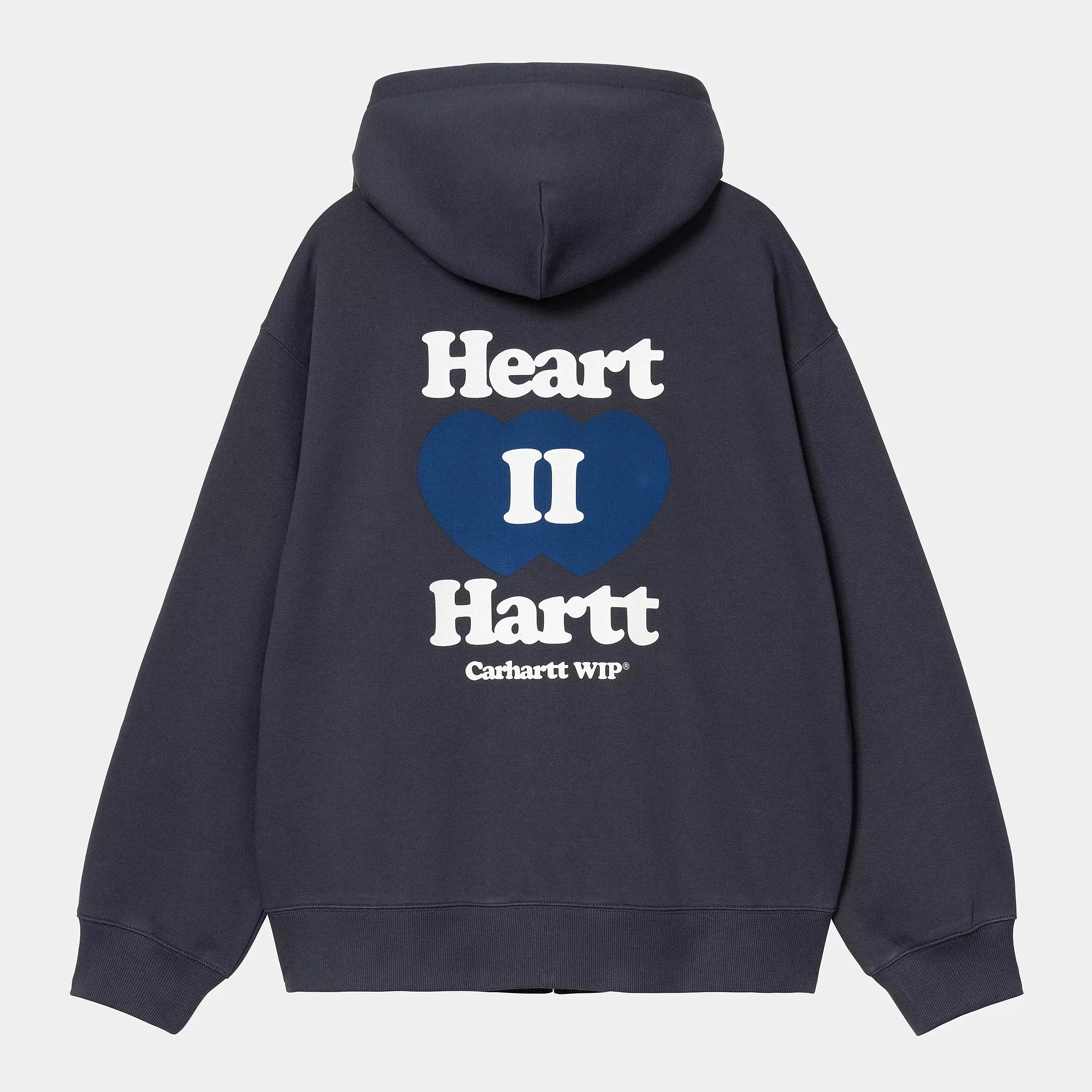 CARHARTT WIP -  HOODIE JACKET HEART II HARTT BLEU -  Klubb