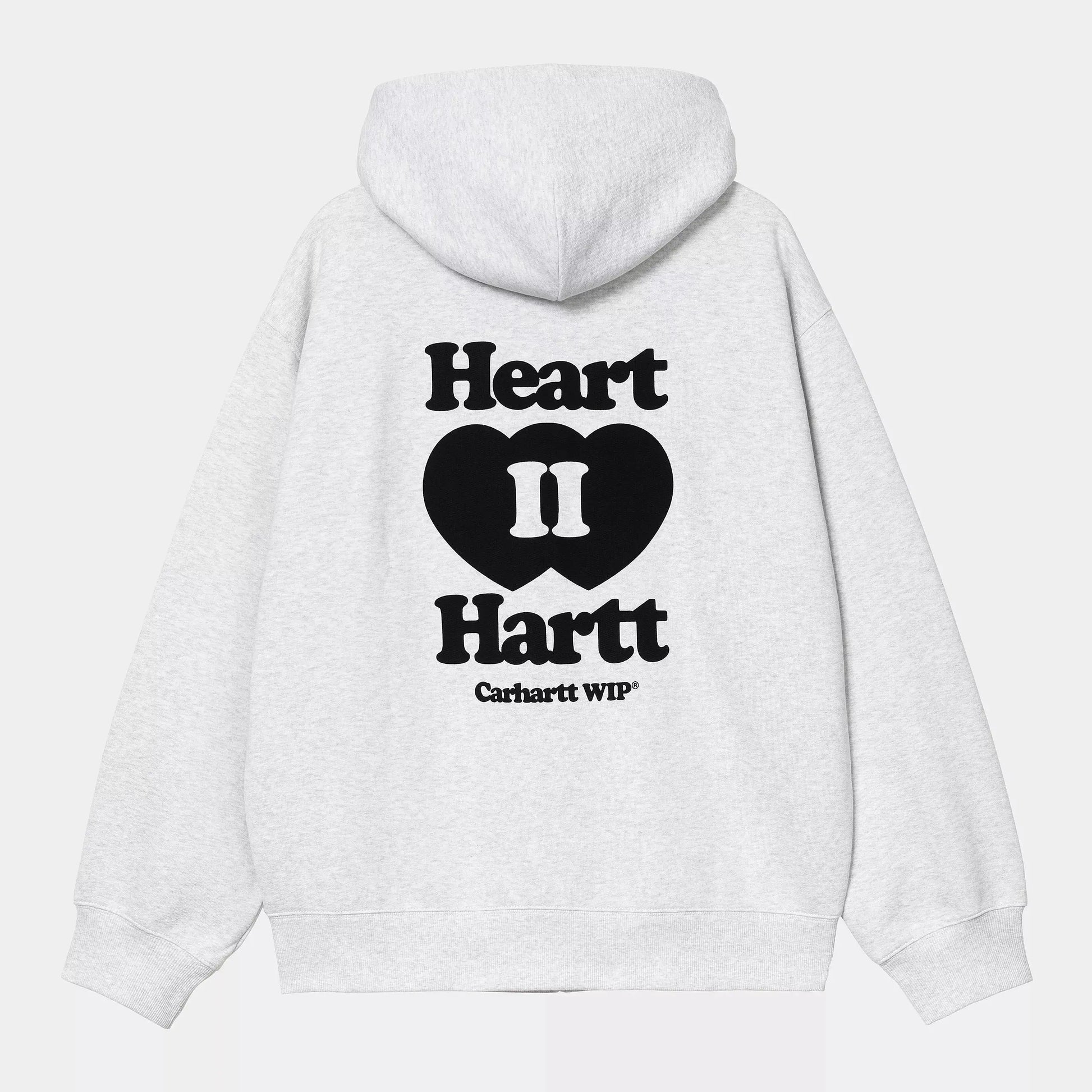 CARHARTT WIP -  HOODIE JACKET HEART II HARTT GRIS -  Klubb