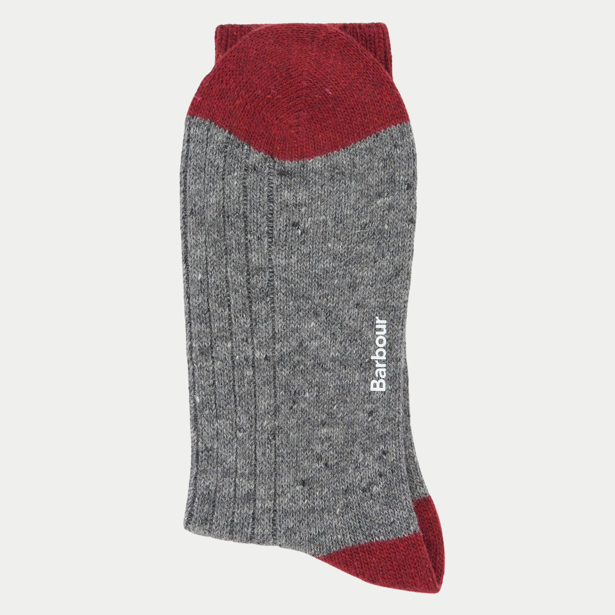 Chaussettes Houghton - Gris & Rouge