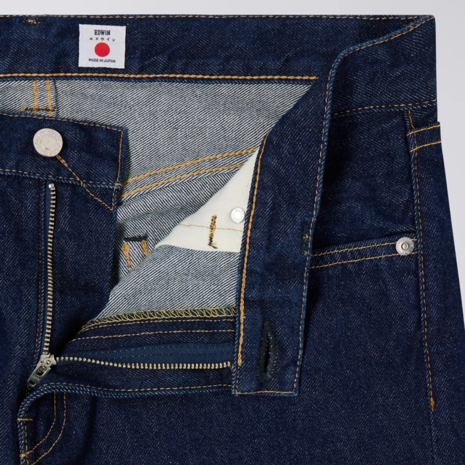 JEAN RAGULAR TAPERED - BLUE RINSED