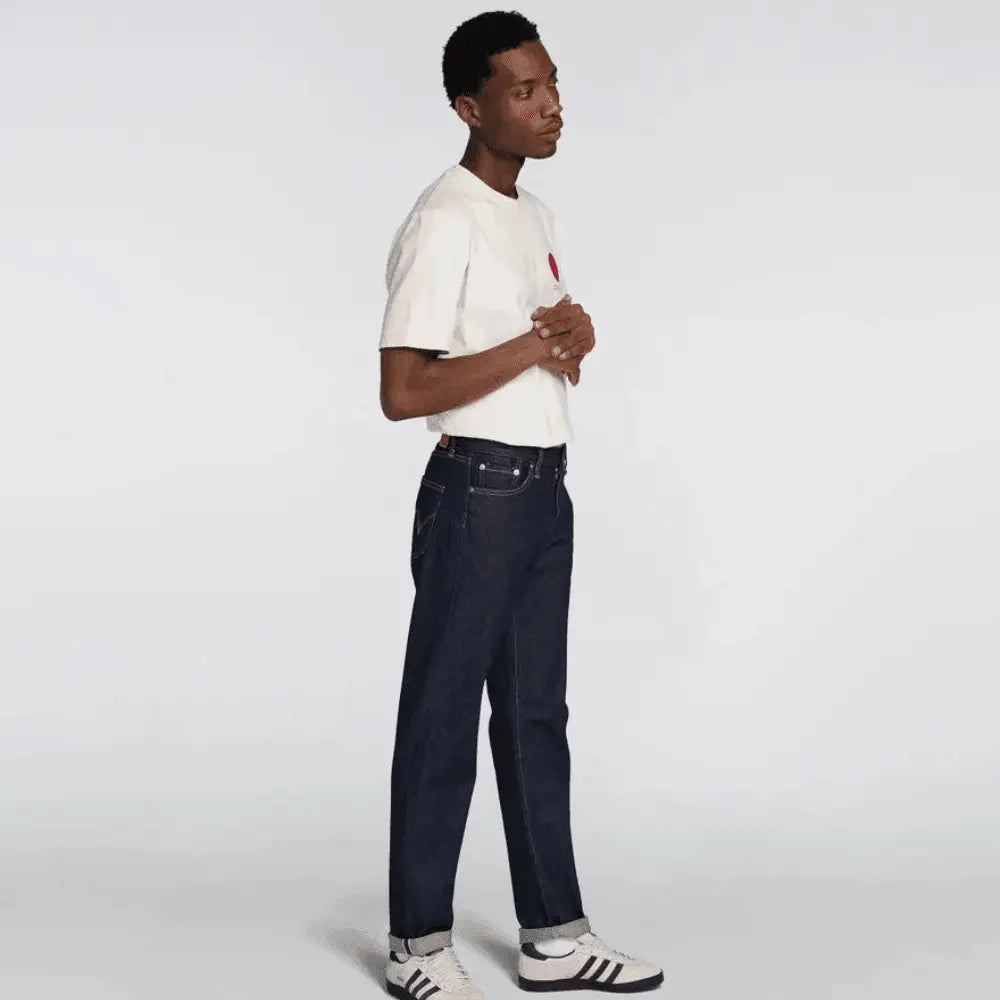 SELVEDGE REGULAR TAPERED KAIHARA BLUE RINSED JEANS