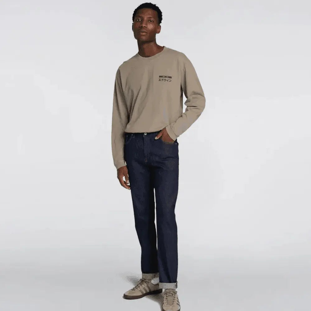 JEAN SELVEDGE SLIM TAPERED - BLUE RINSED