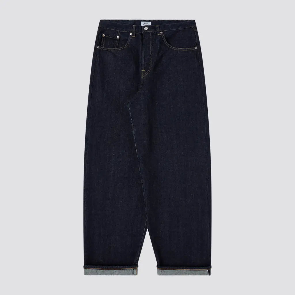 EDWIN -  JEAN SELVEDGE WIDE PANT BLUE RINSED -  Klubb