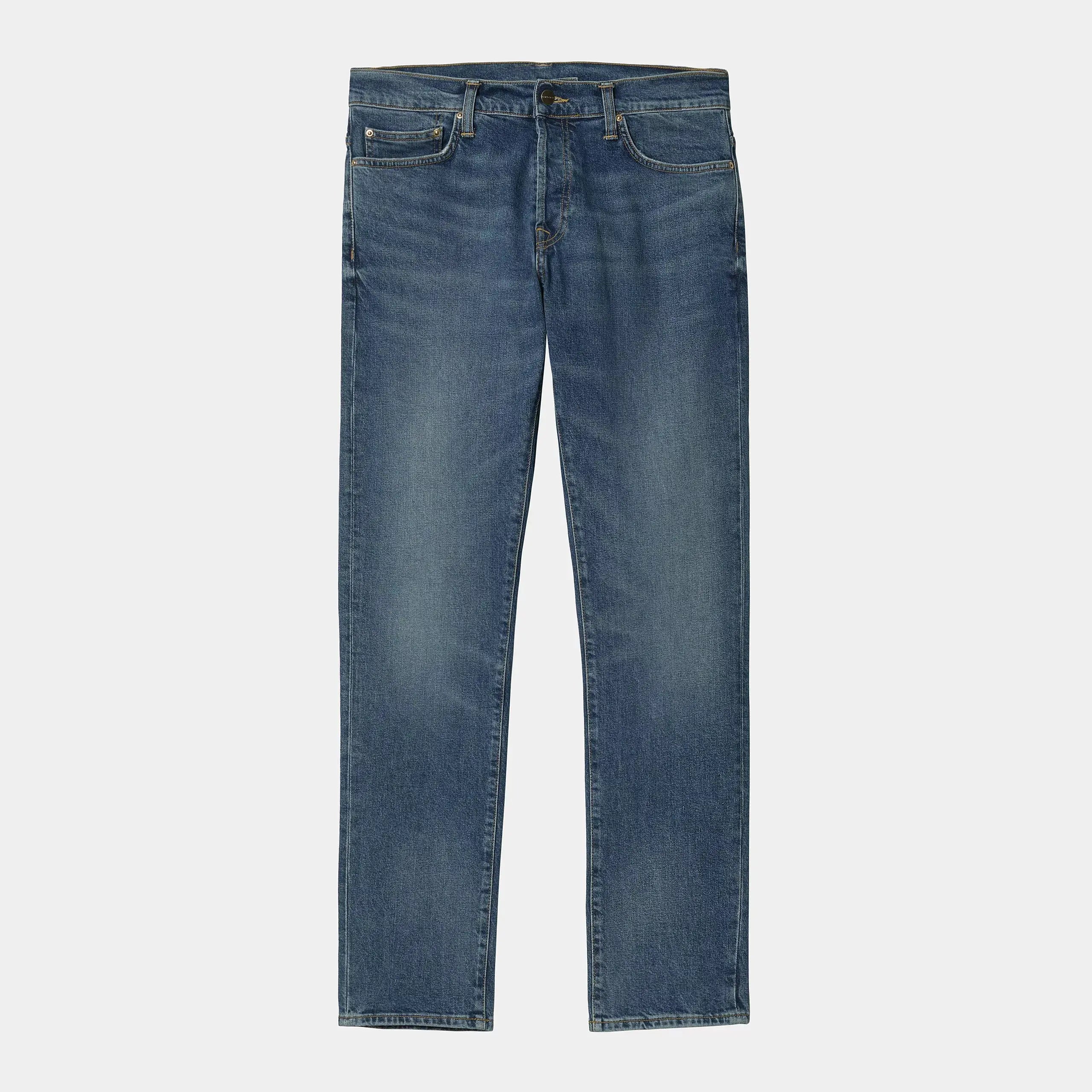 KLONDIKE PANT - BLUE MID USED WASH CARHARTT WIP -  Klubb
