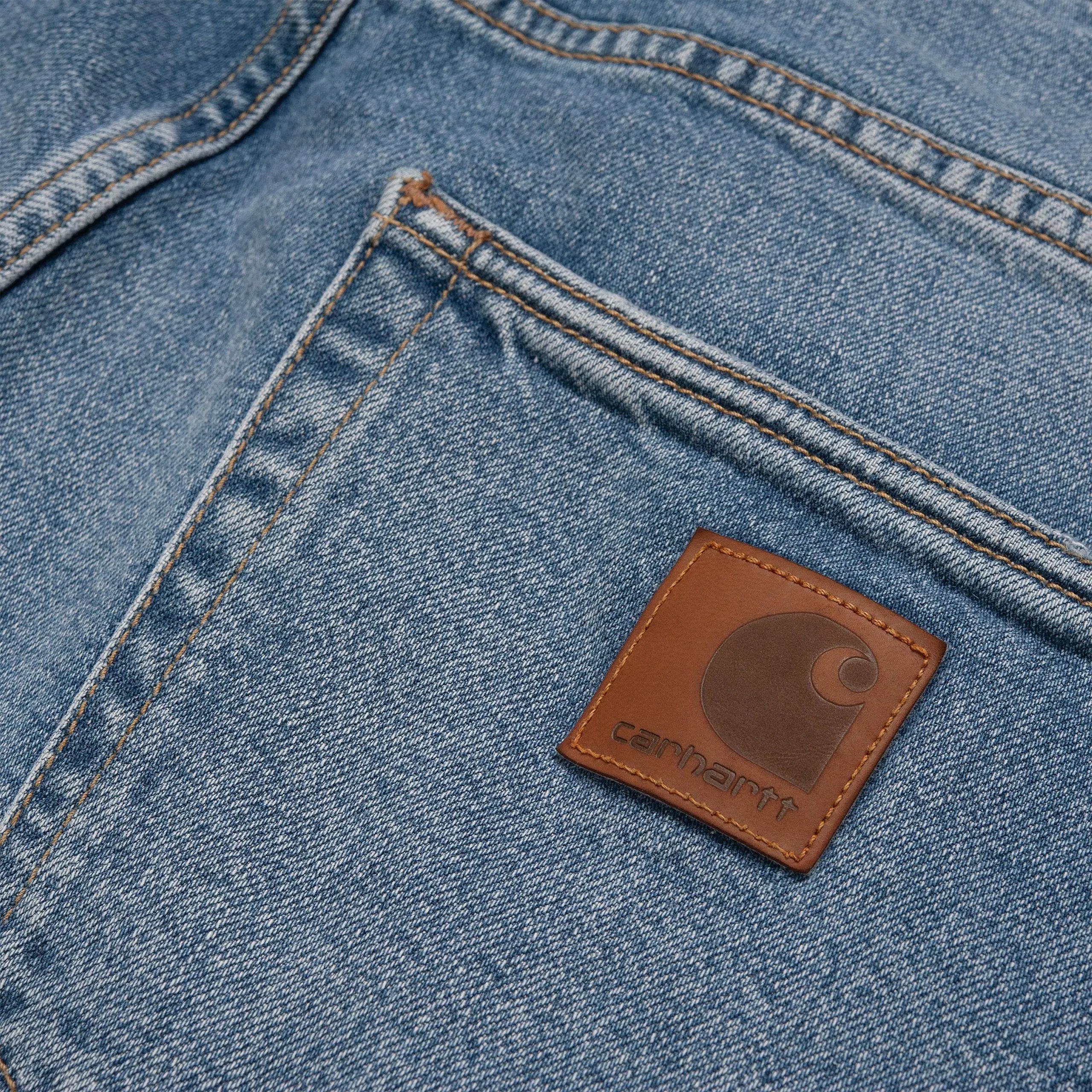 KLONDIKE PANT BLUE WORN BLEACHED CARHARTT WIP -  Klubb