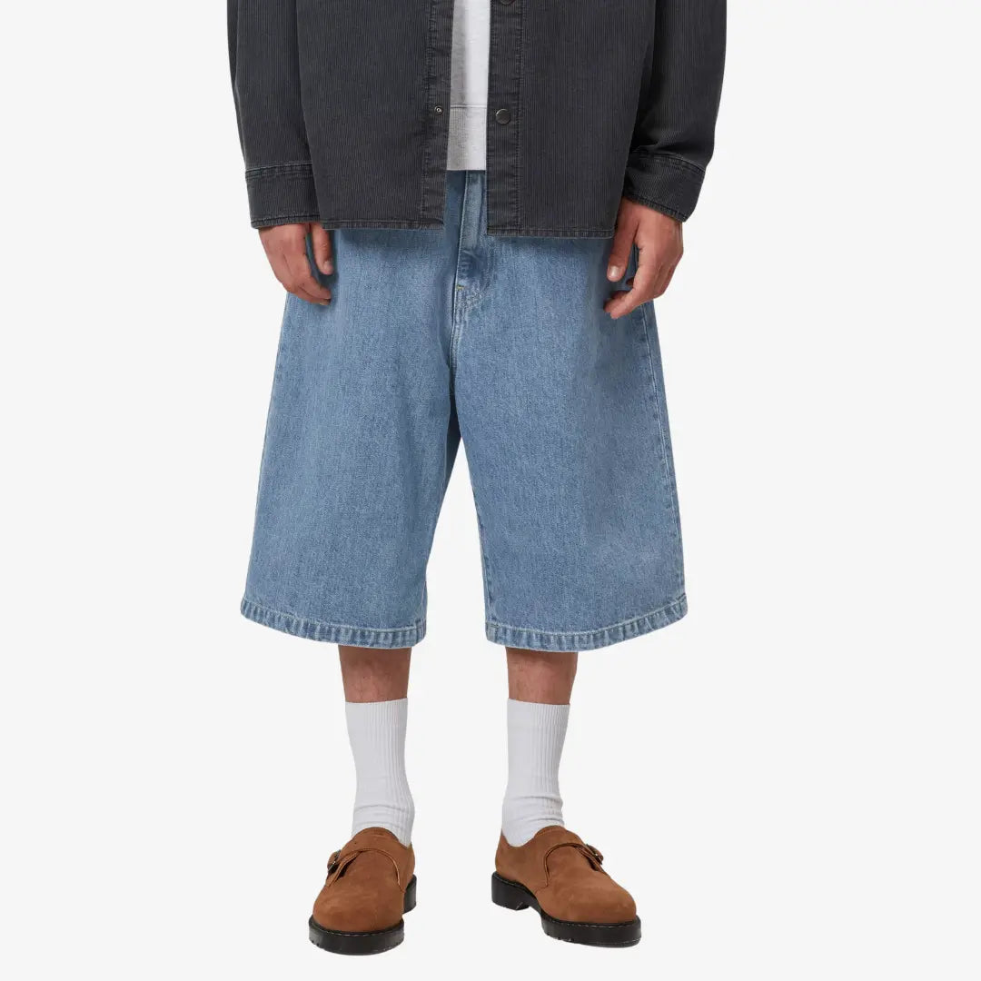 Langdon Short - Blue Stone Bleached - Carhartt WIP - détail 3