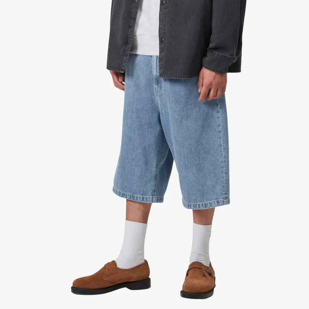 Langdon Short - Blue Stone Bleached - Carhartt WIP - détail 5