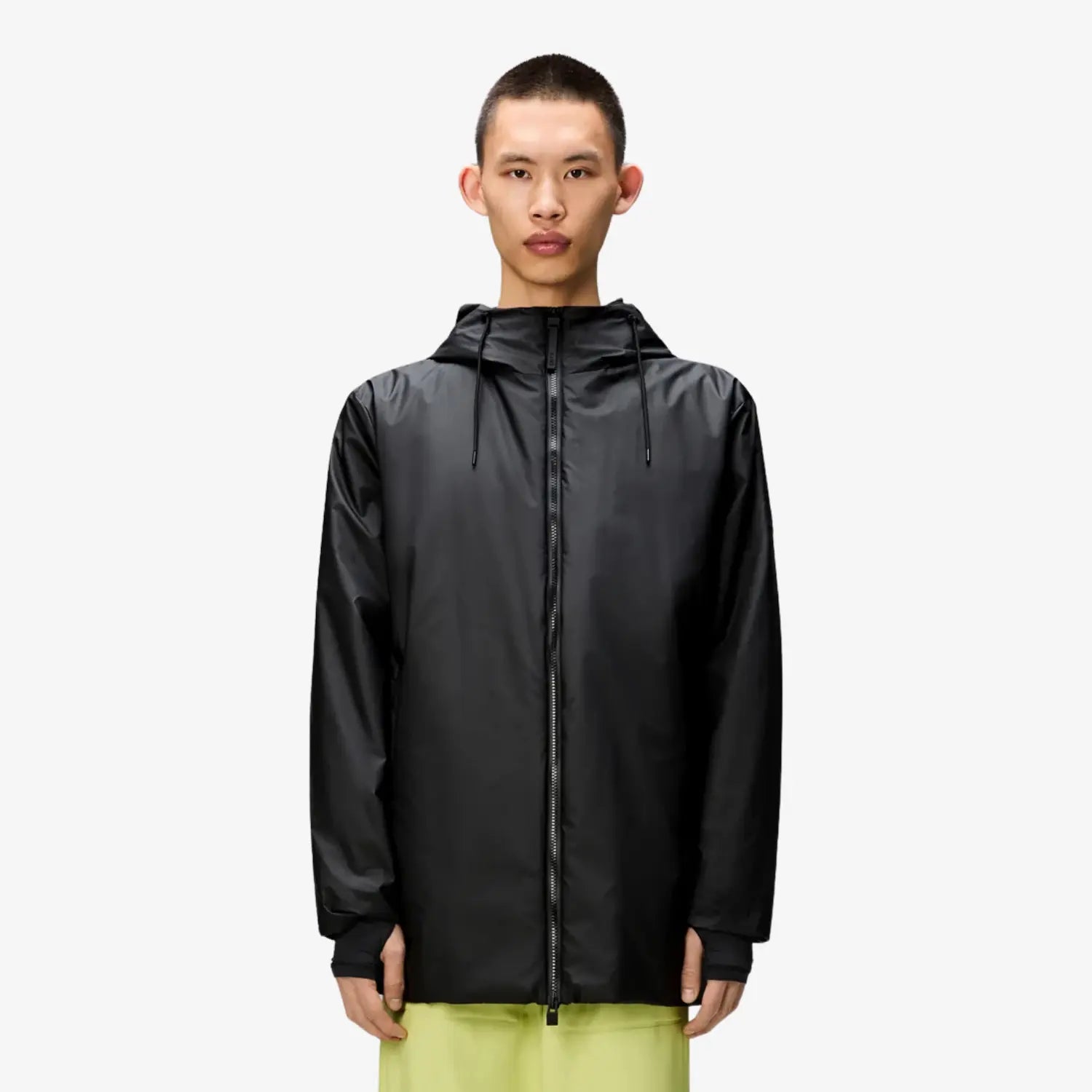 RAINS -  LOHJA LONG INSULATED JACKET - BLACK -  Klubb