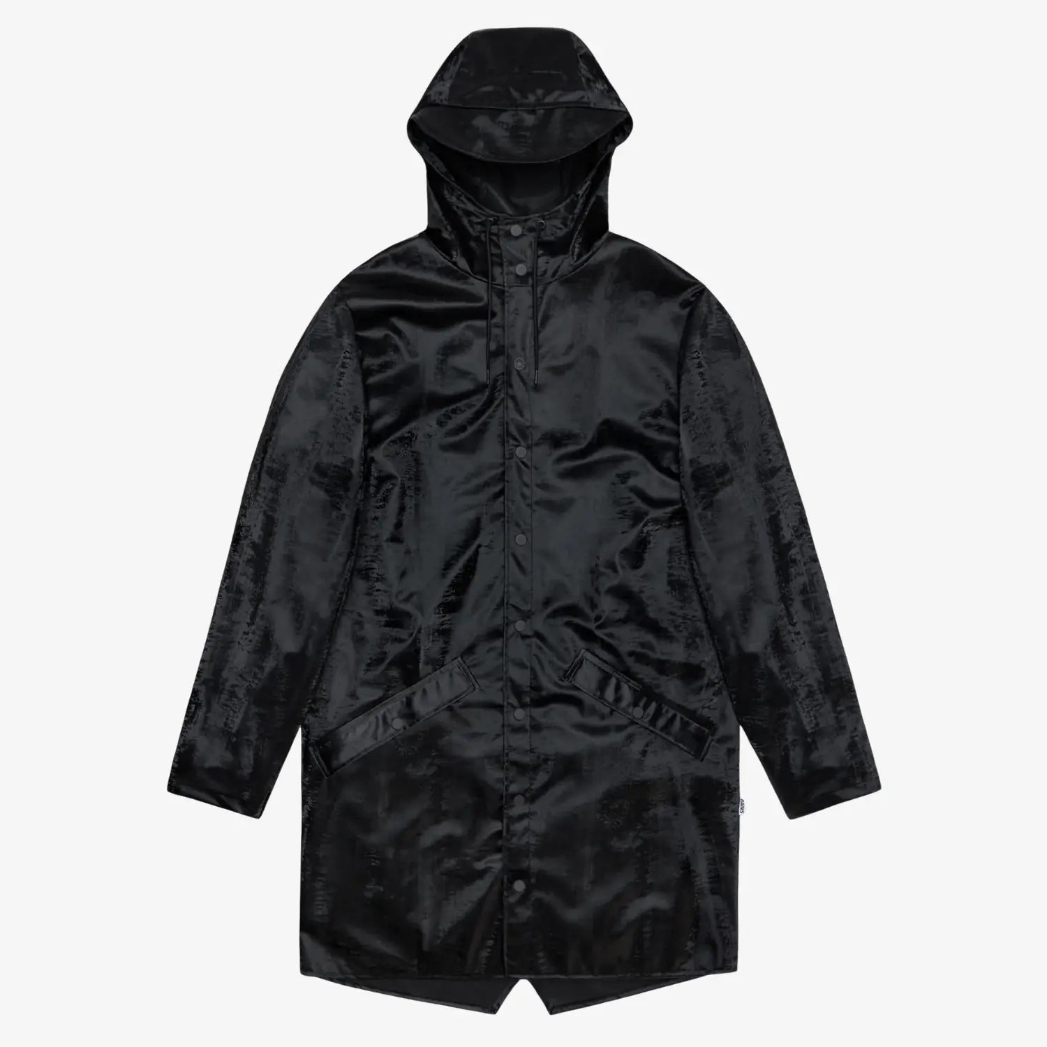 RAINS -  LONG JACKET COAL -  Klubb