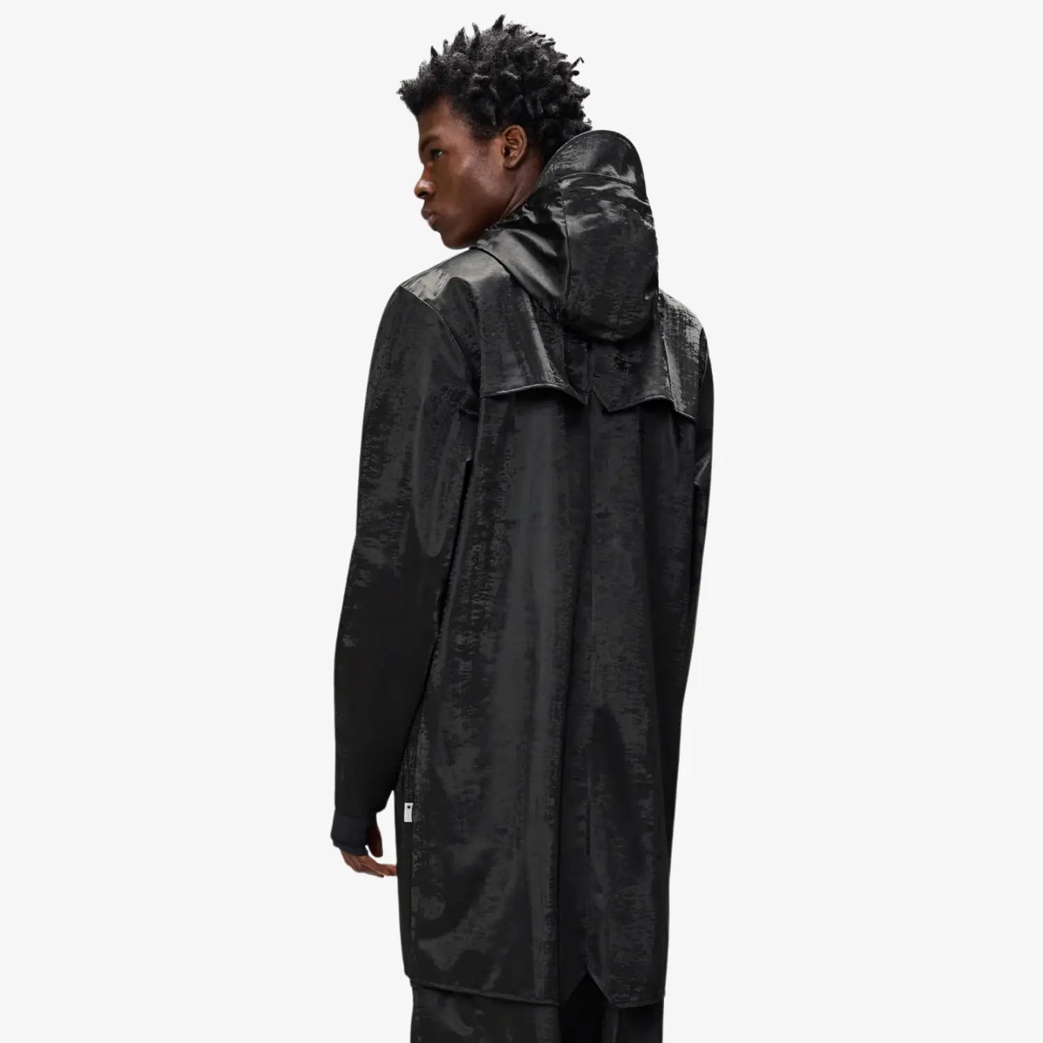 RAINS -  LONG JACKET COAL -  Klubb