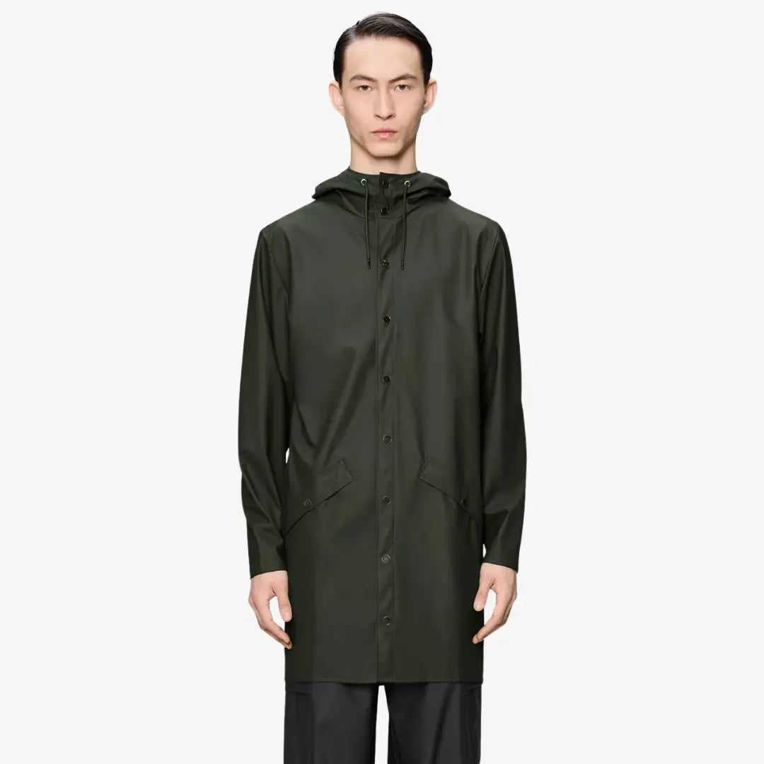 Long Jacket - Green - Rains - détail 2