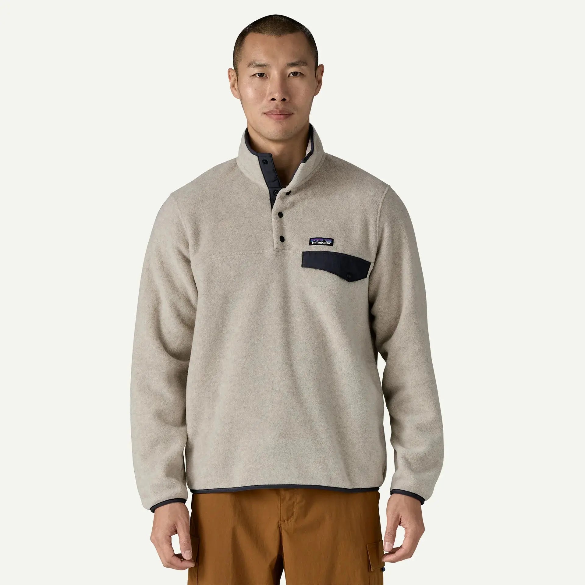 PATAGONIA -  LW SYNCH SNAP OTMEAL HEATHER -  Klubb
