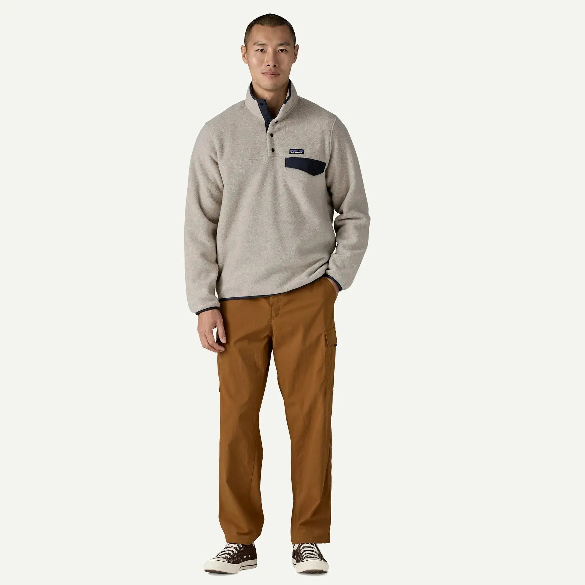PATAGONIA -  LW SYNCH SNAP OTMEAL HEATHER -  Klubb