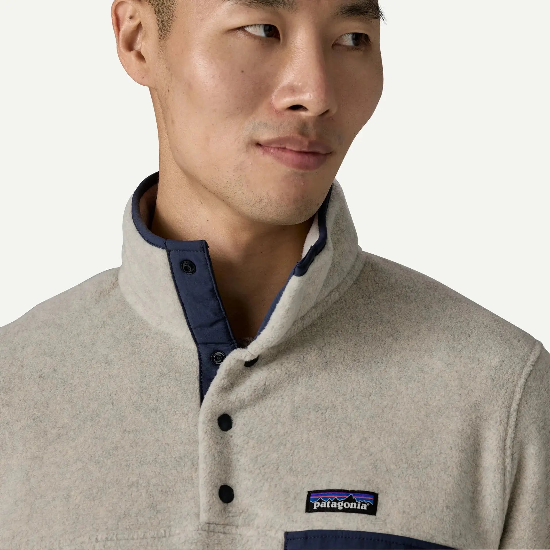 PATAGONIA -  LW SYNCH SNAP OTMEAL HEATHER -  Klubb