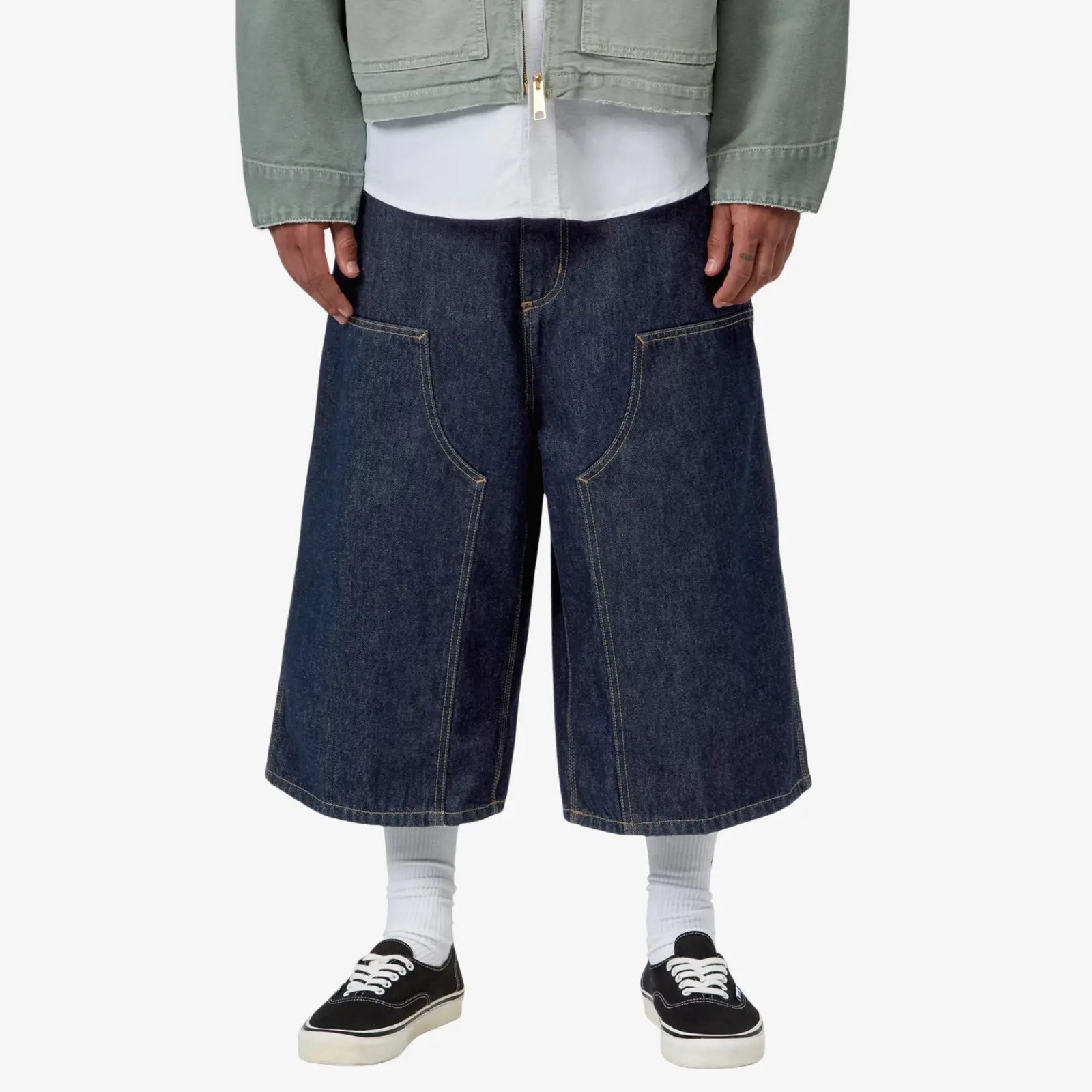 Long Short OG Double Knee - Blue Rinsed