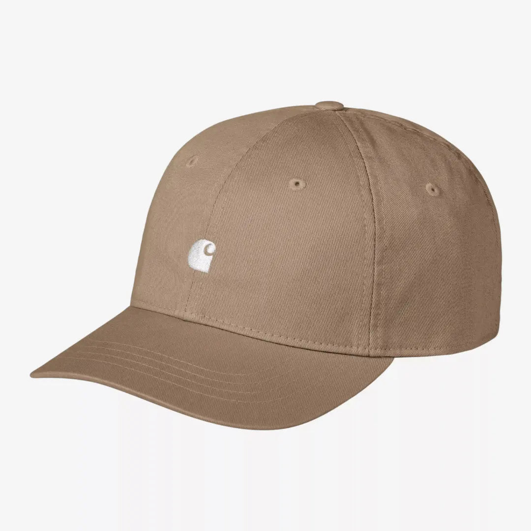 MADISON CAP - LEATHER / WHITE