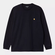 MANCHES LONGUES CHASE - DARK NAVY CARHARTT WIP -  Klubb